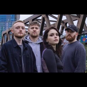 Four-piece symphonic metal band Safe House.